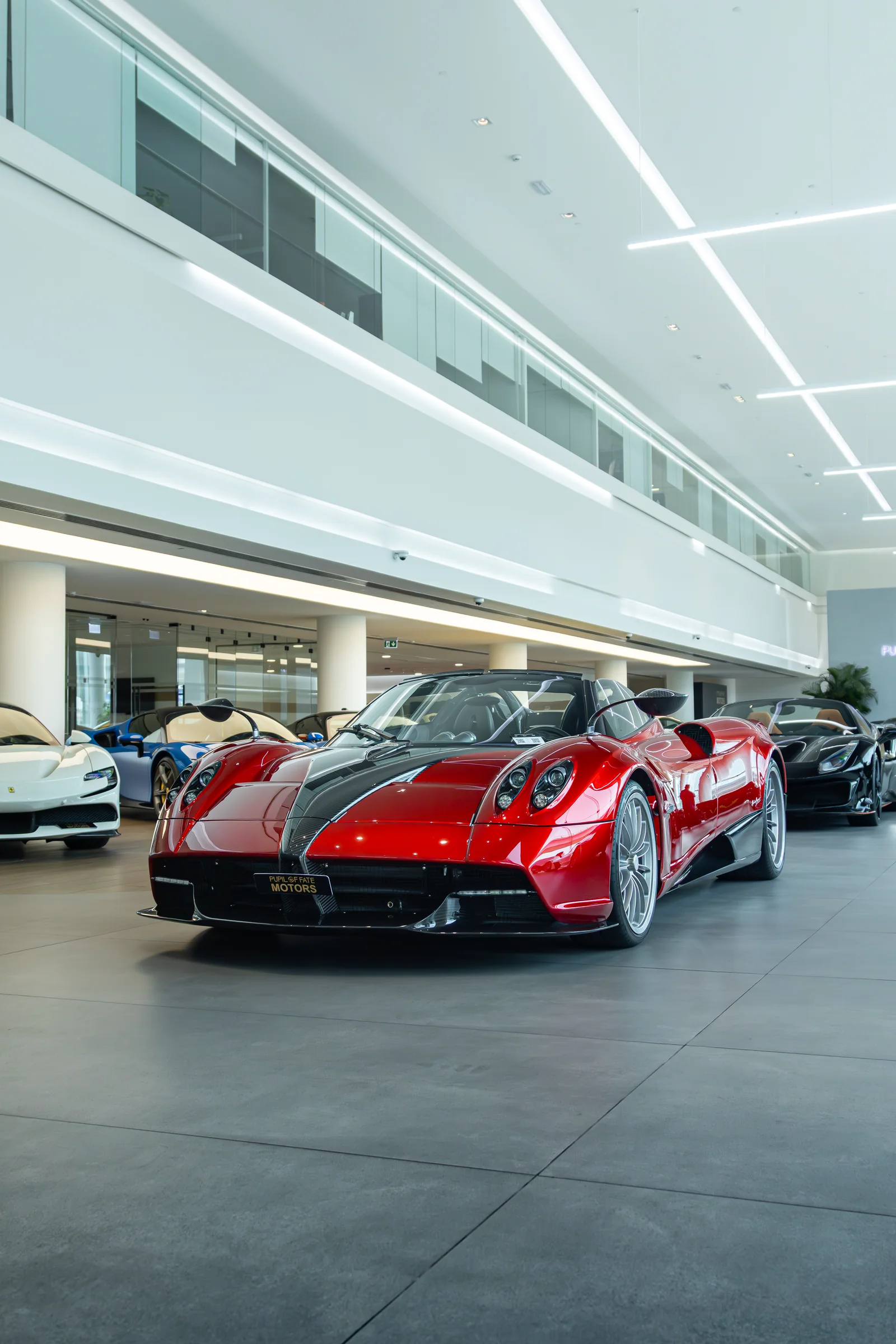Czerwone Pagani w salonie